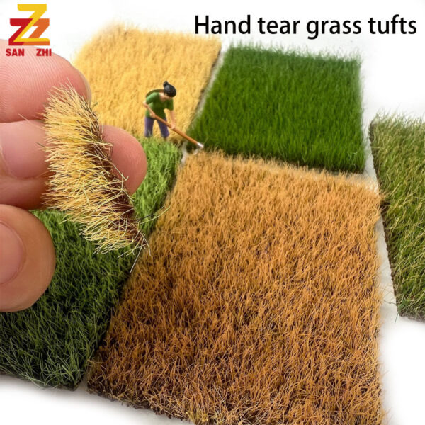 Hand-Torn Grass Clusters – 12mm Miniature Scenic Material
