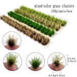 Mixed colour grass