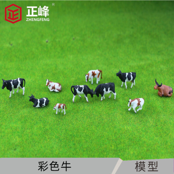 Micro-Landscape Animal Cow Livestock Ranch Cow