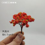 Micro landscape ornaments mini simulation cherry tree miniature model sand table gardening diy material jewelry