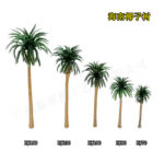 Hainan Coconut Tree Miniature Palm Model for Diorama & Sand Table