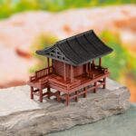 Miniature 3D Printed Traditional Zen Temple Model
