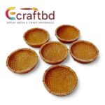 Simulated Bamboo Basket Tray Resin Accessories Handmade Cream Glue DIY Miniature Bread Food Toy Small Ornament Materials - Image 7